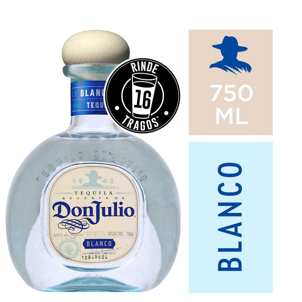 Tequila don julio blanco 750ml