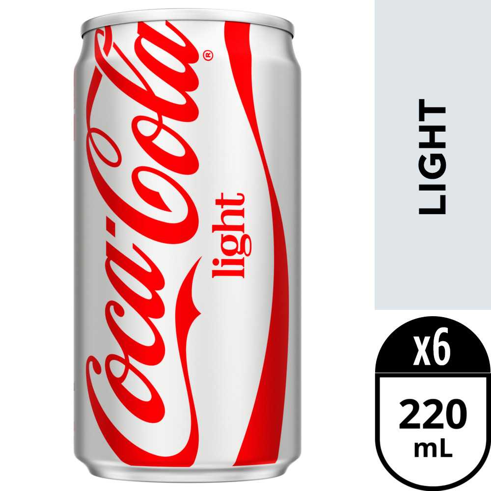 Coca-cola light 6 x 220 ml