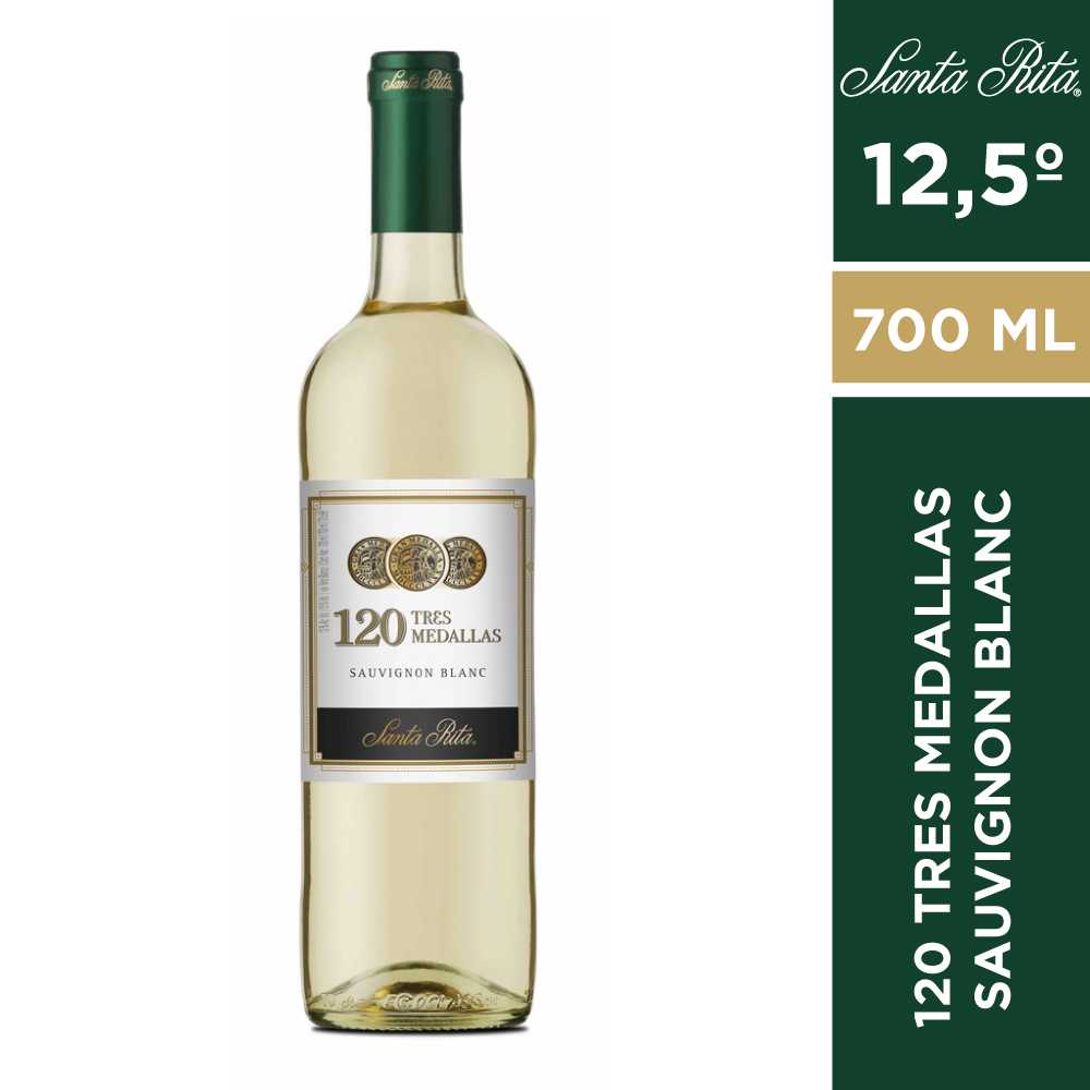 Vino 120 3 medallas sauvignon blanc 700 ml