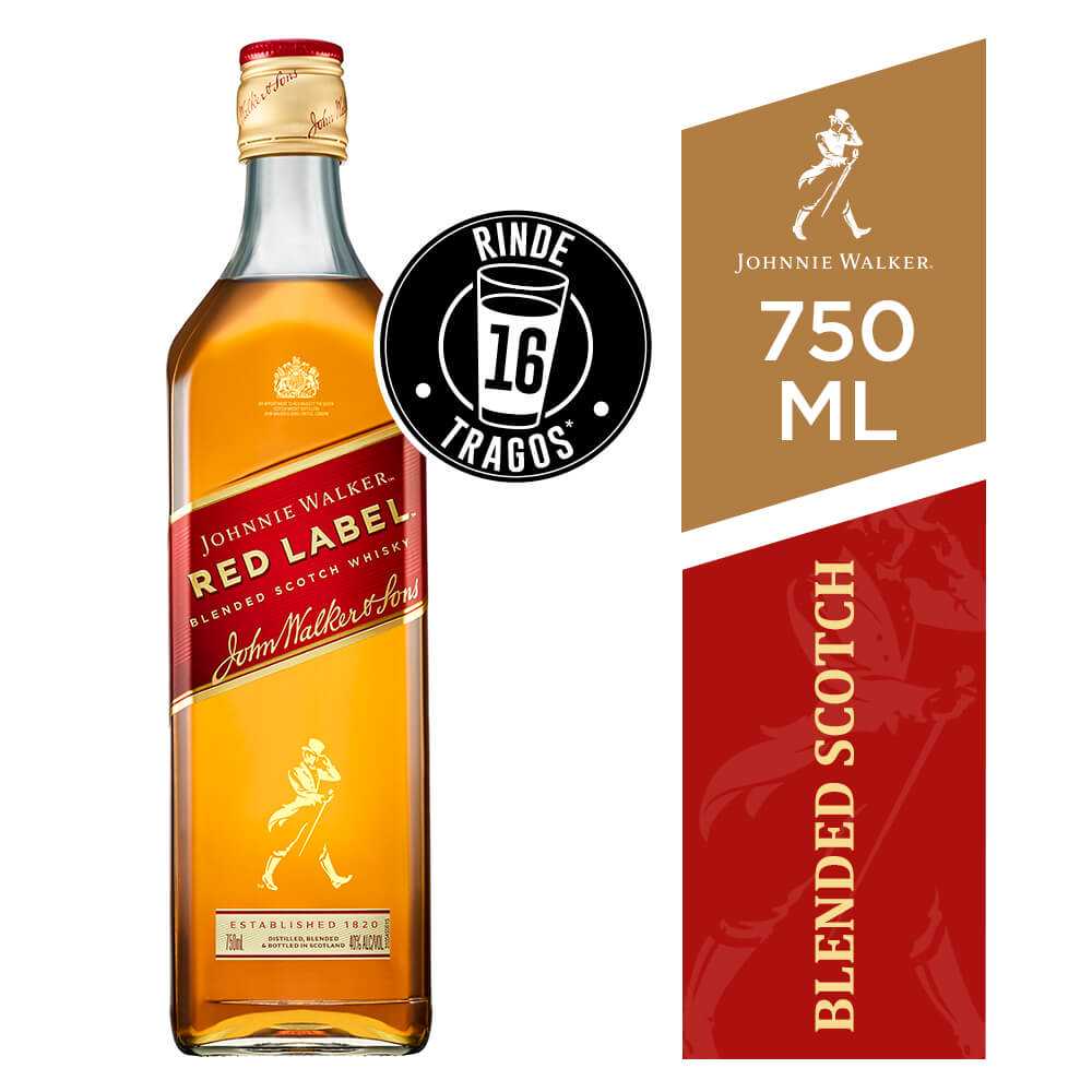 Johnnie walker red label 750ml