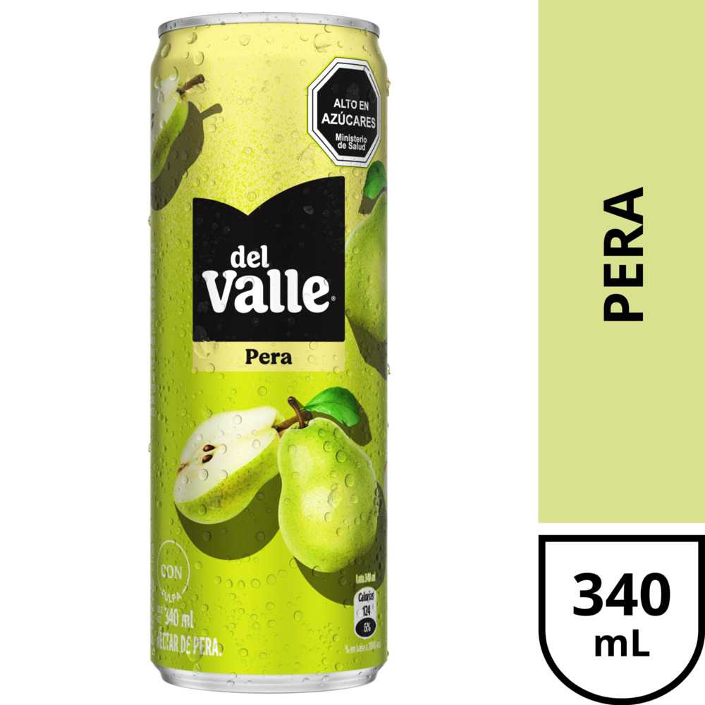 Del valle lata pera 340 ml