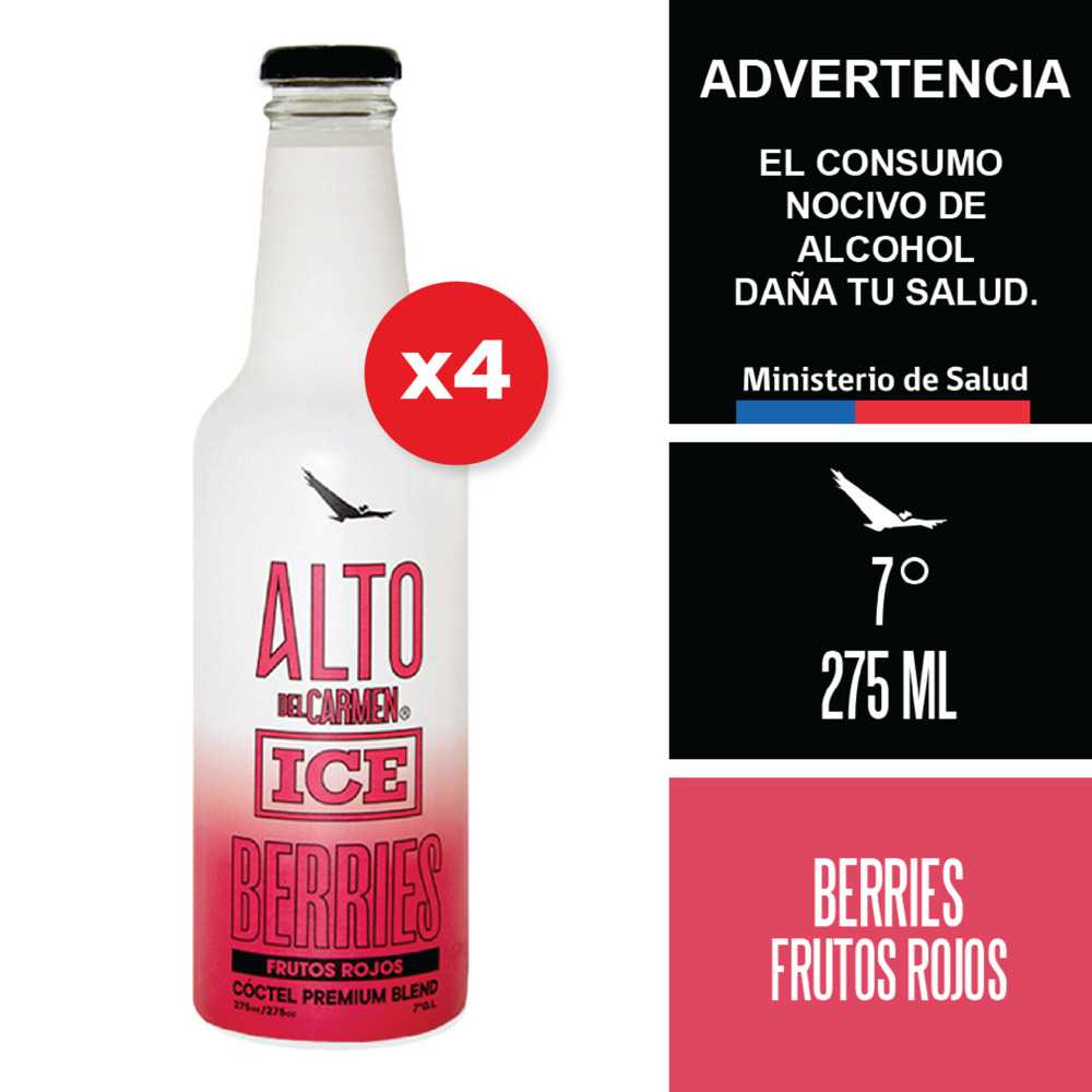 Alto ice berries 4 x 275 ml