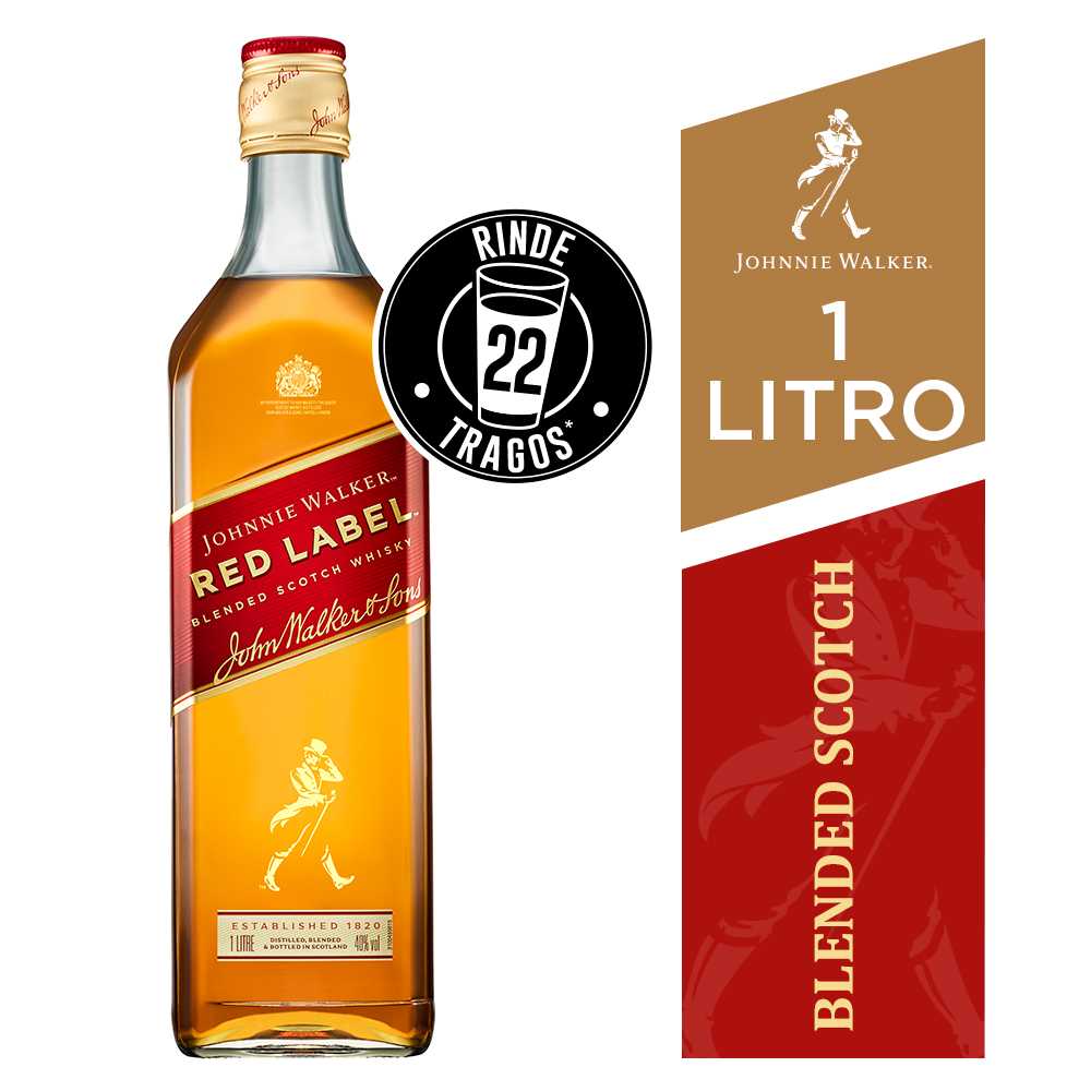 Johnnie walker red label 1 lt