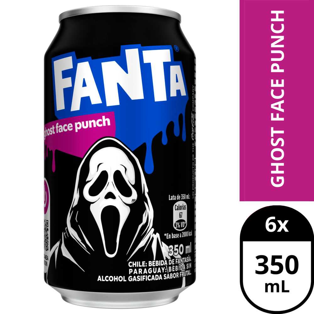 Fanta ghost face punch 6 x 350 ml