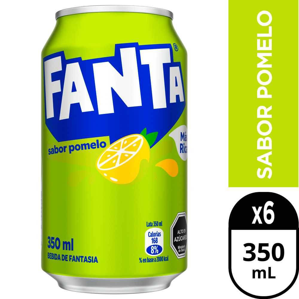 Fanta pomelo full sugar 6 x 350 ml