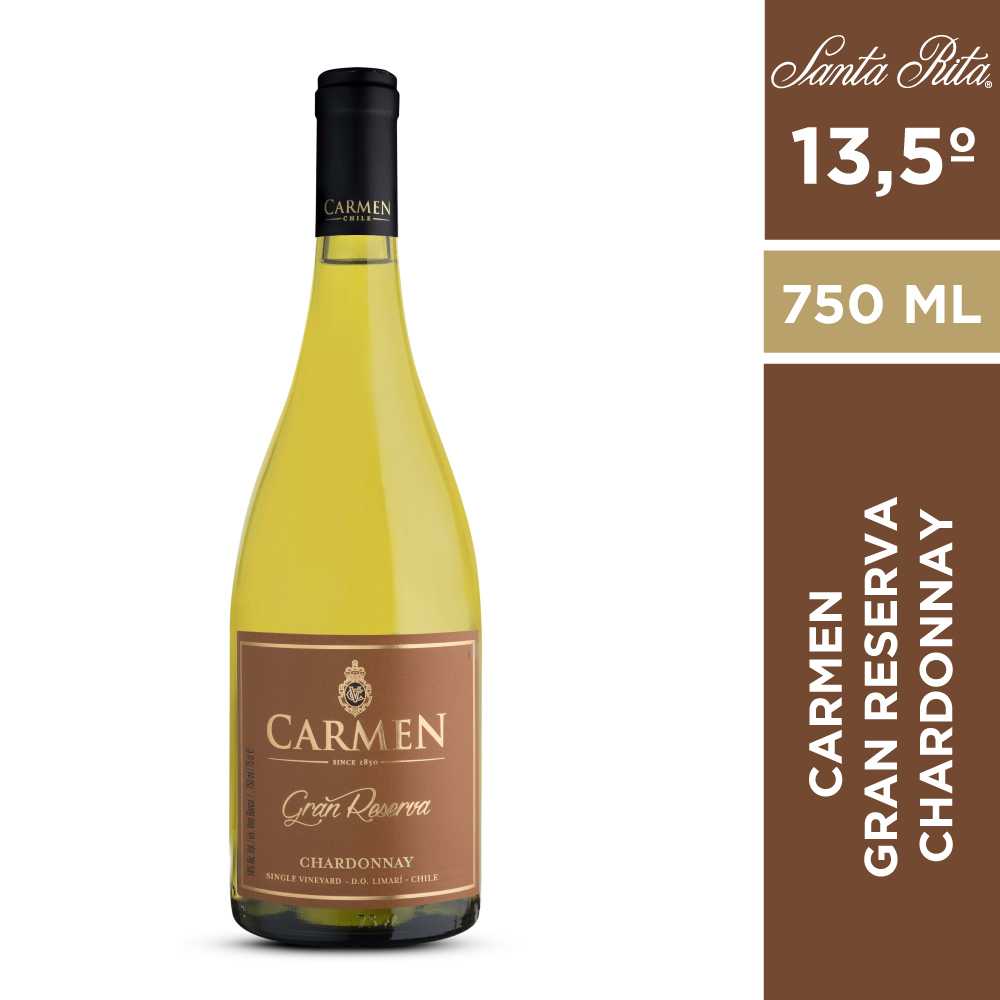 Vino carmen gran reserva chardonnay 750 ml