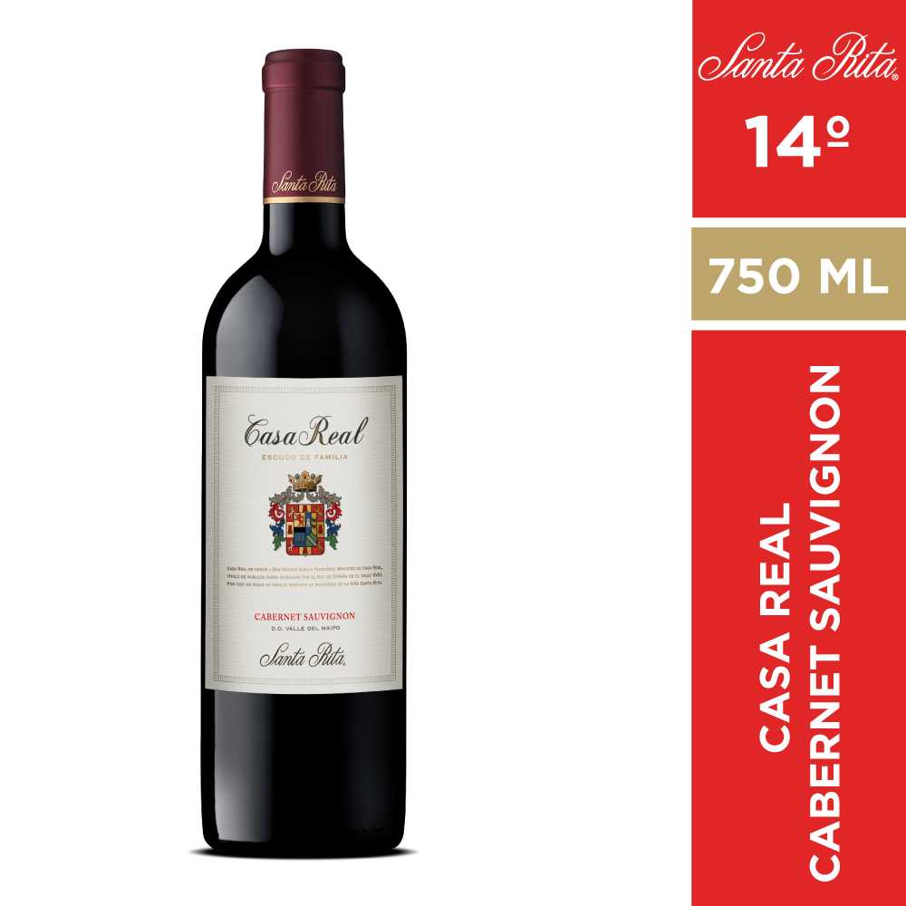 Vino casa real escudo de familia cabernet sauvignon 750 ml