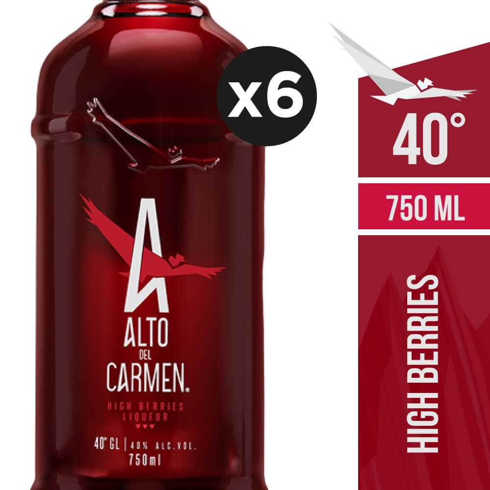 Alto del carmen high berries 6 x 750 ml