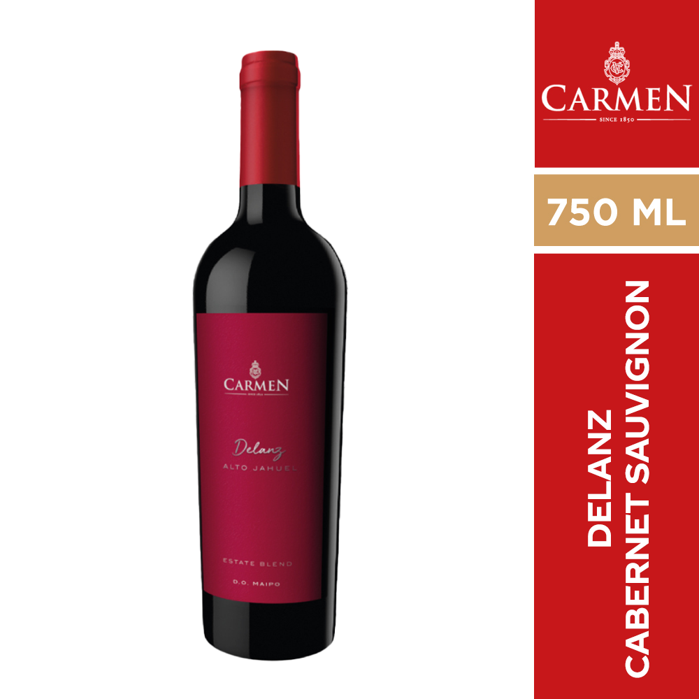 Vino carmen delanz cabernet sauvignon750 ml