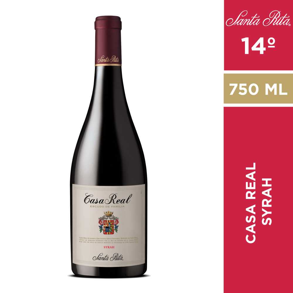 Vino casa real escudo de familia syrah 750 ml