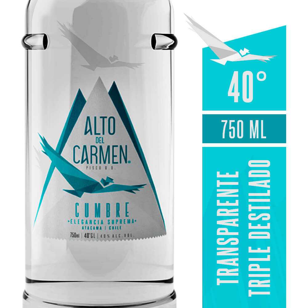 Alto del carmen cumbre 40° 750ml