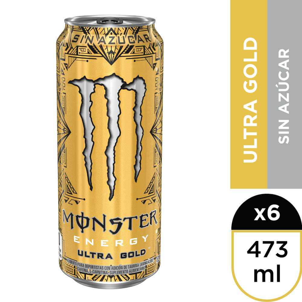 Monster ultra gold 6 x 473 ml