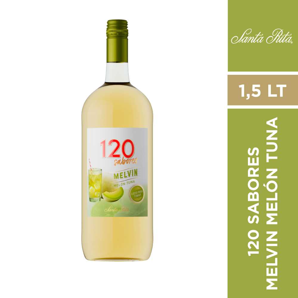 Vino 120 sabores melvin melón tuna 1,5 lt