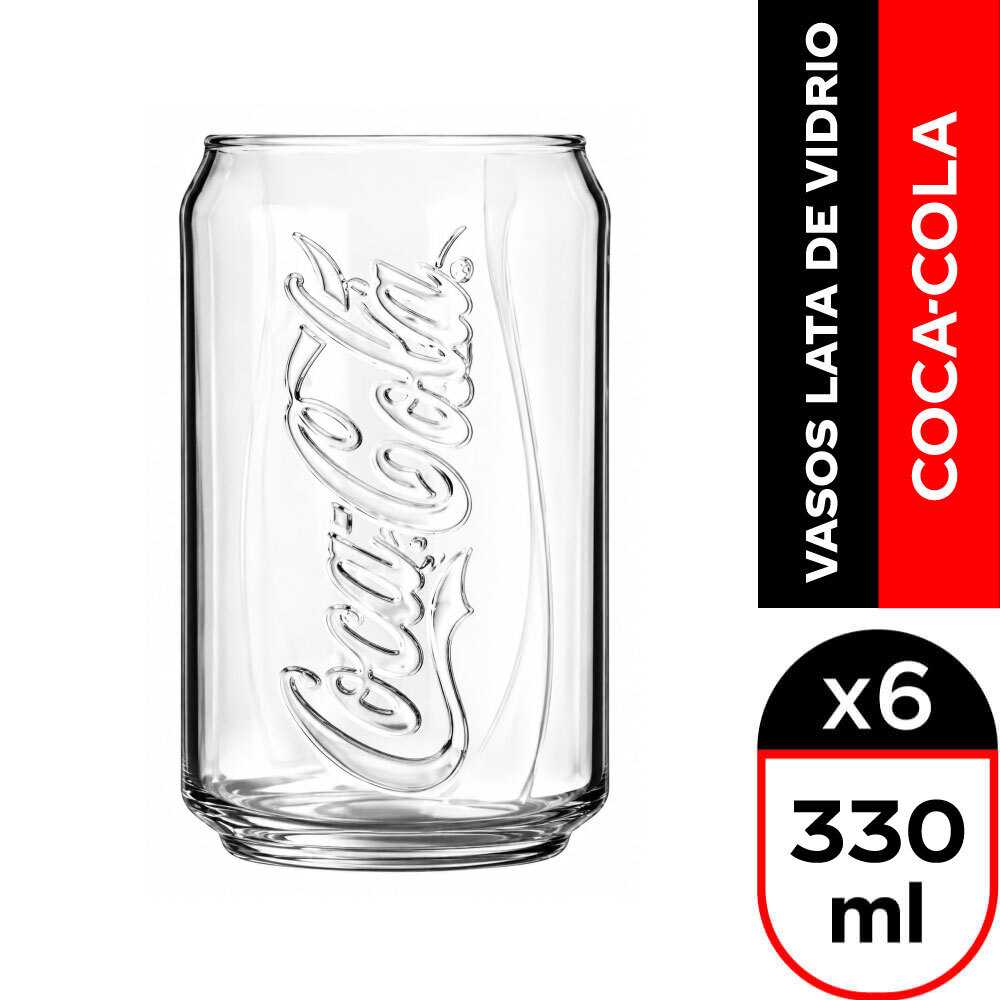 Vasos lata vidrio 6 x 330 ml