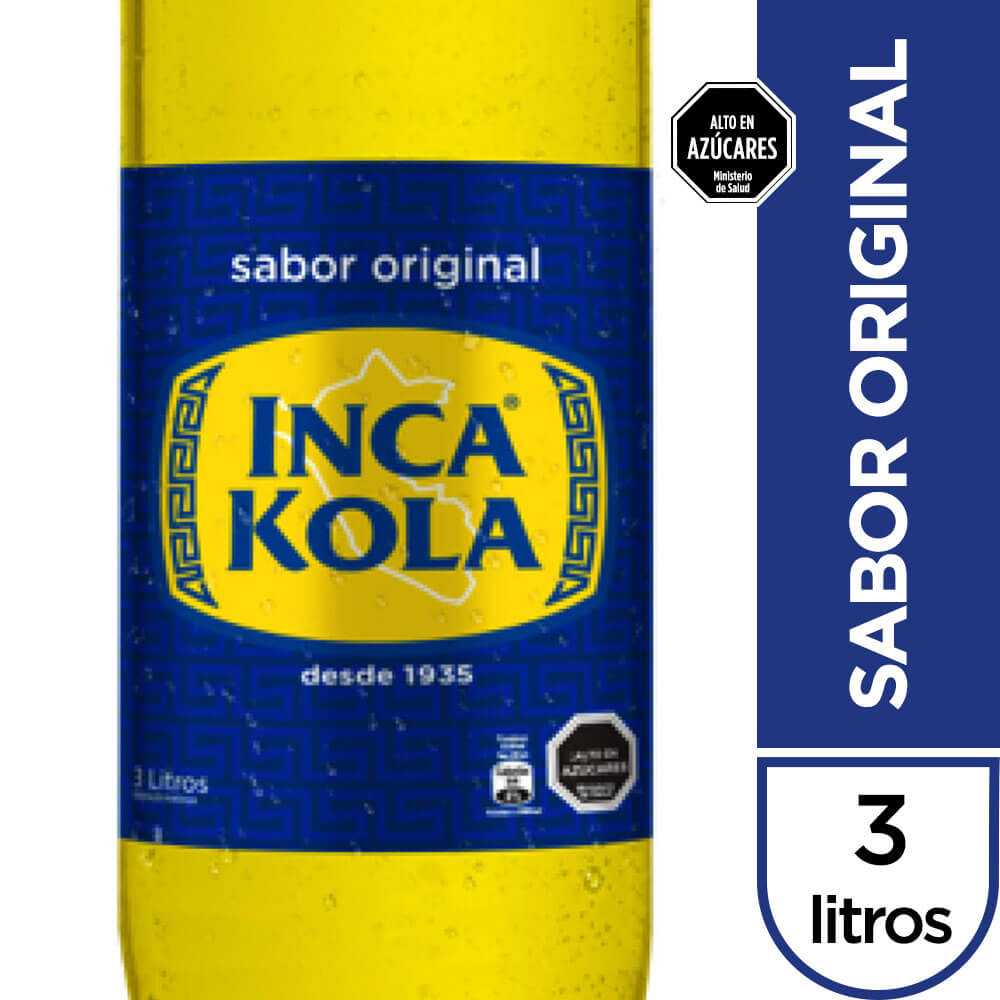 Inca kola sabor original 3 lt