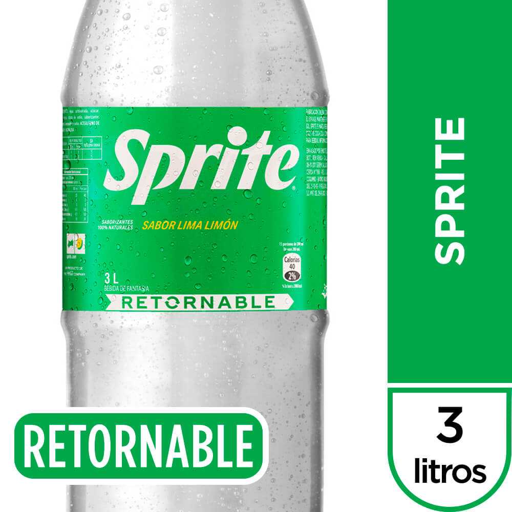 Sprite retornable 3 lt