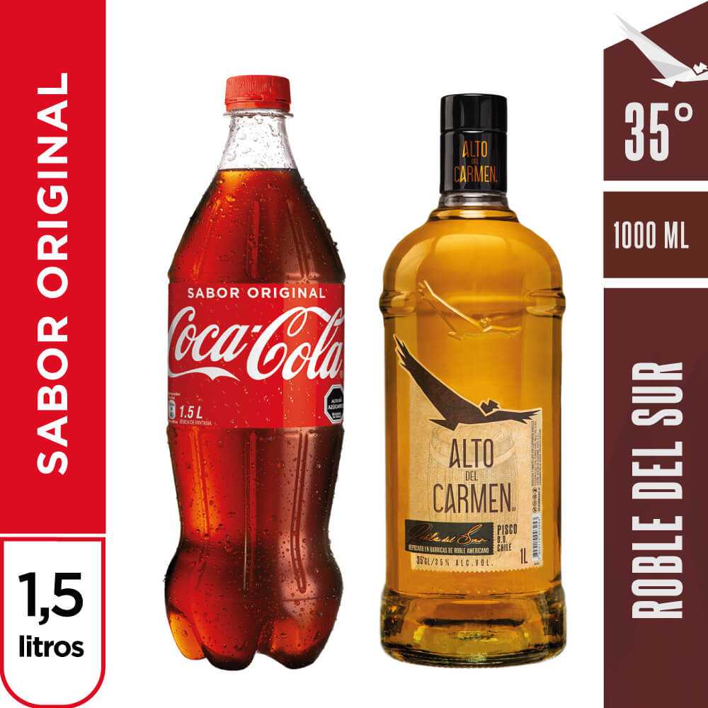 Alto roble del sur 1l + coca cola original 1.5l