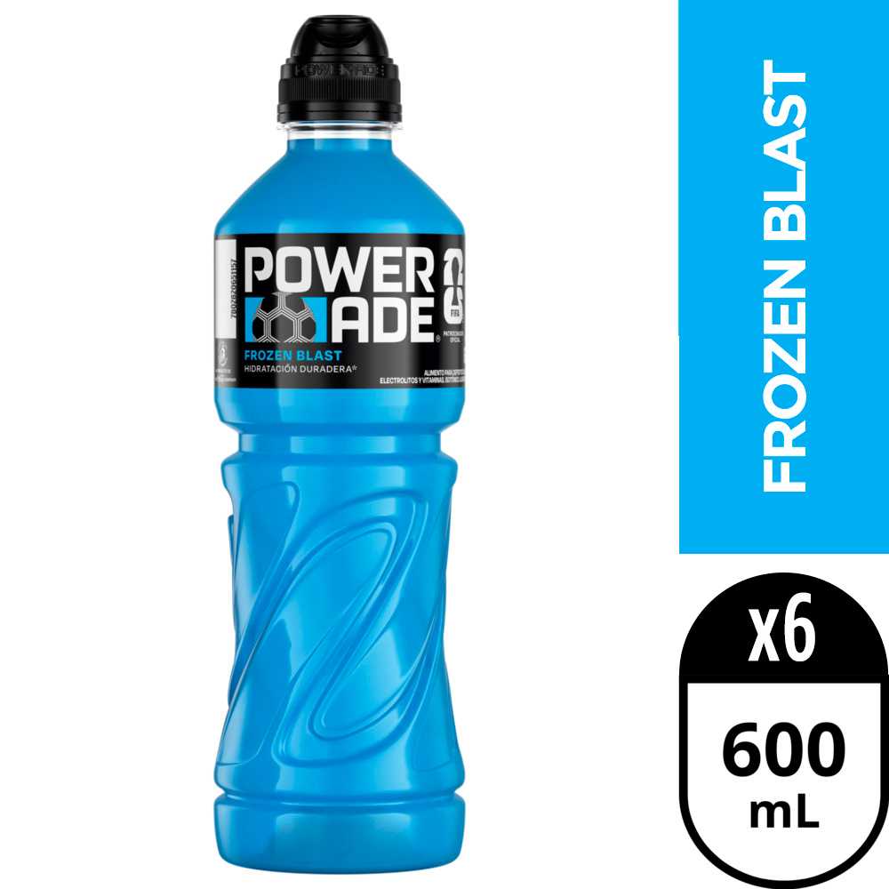 Powerade frozen blast 6 x 600 ml