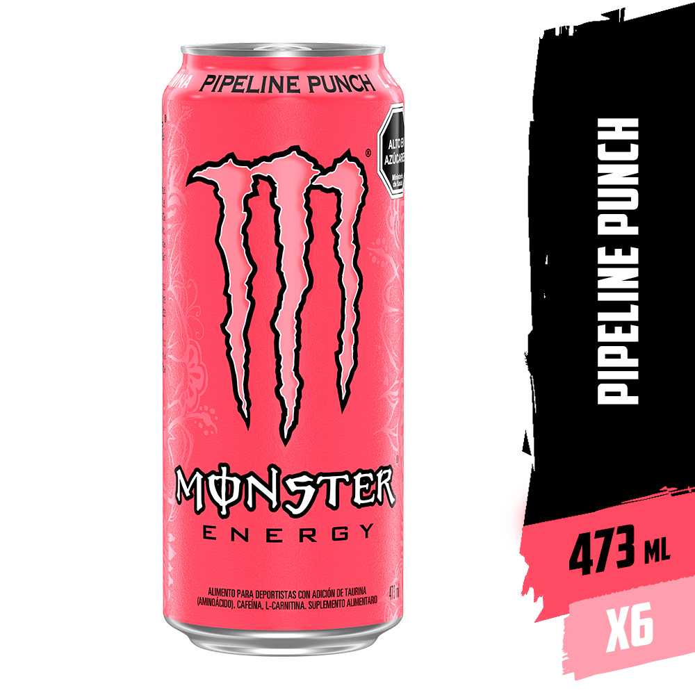Monster pipeline punch 6 x 473 ml