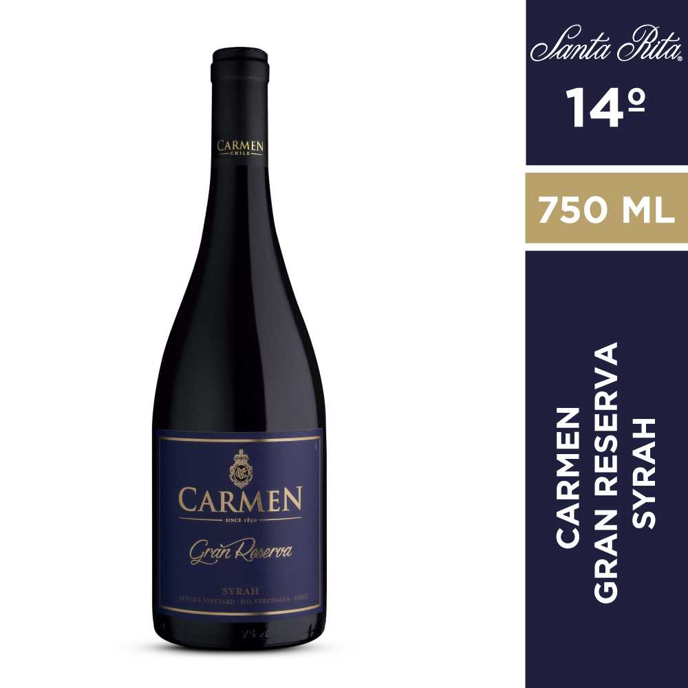 Vino carmen gran reserva syrah 750 ml