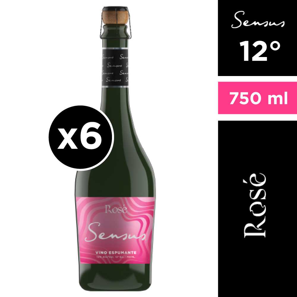 Sensus rose 6 x 750 ml