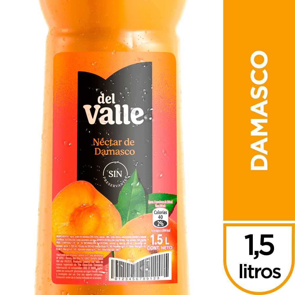 Del valle  damasco 1,5 lt