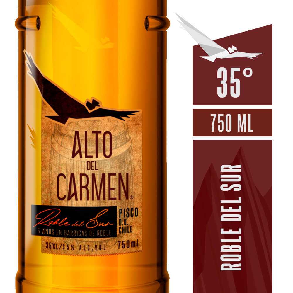 Alto del carmen roble del sur 35° 750 ml