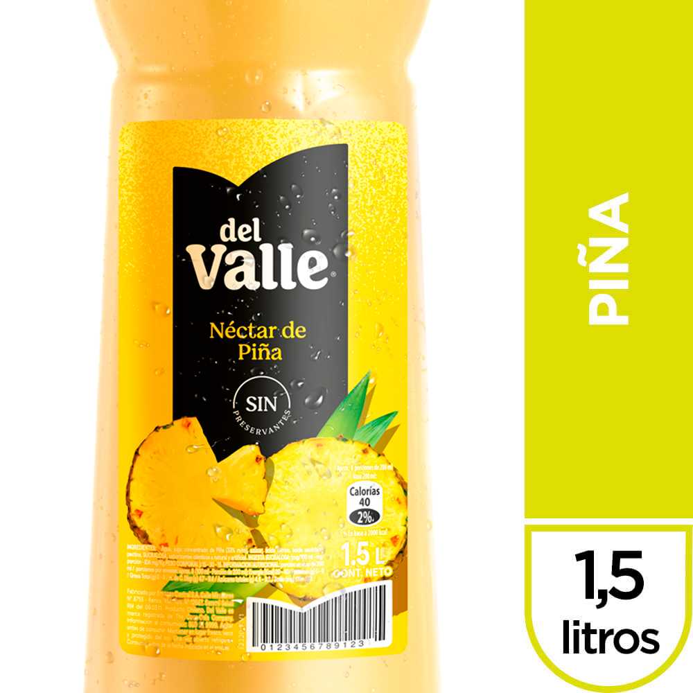 Del valle  piña 1,5 lt