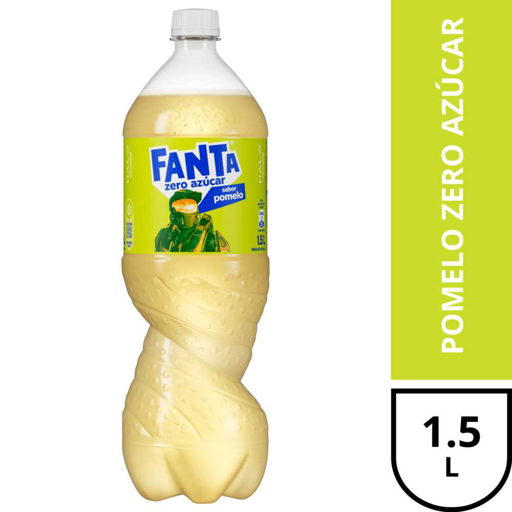 Fanta pomelo zero azúcar 1,5 lt