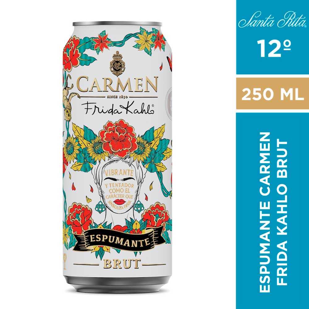 Espumante carmen frida kahlo brut 250 cc