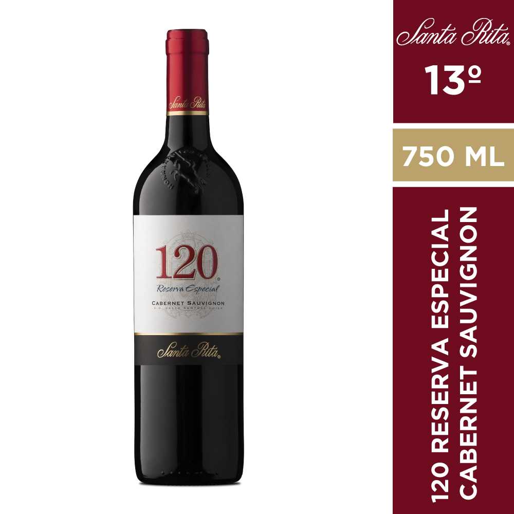 Vino 120 reserva especial cabernet sauvignon 750 ml