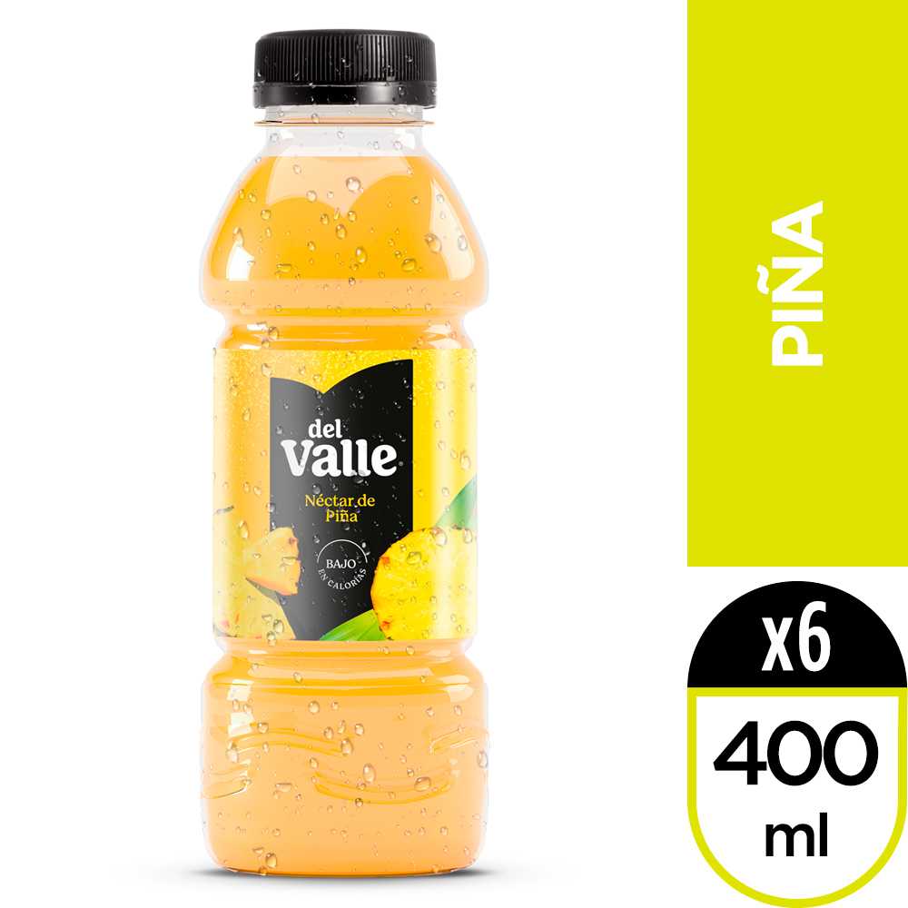 Del valle piña 6 x 400 ml