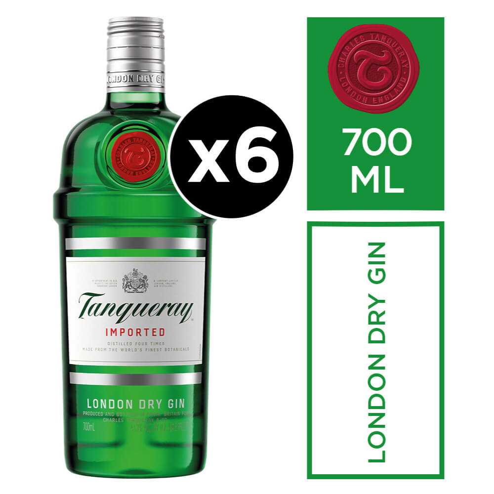 Gin tanqueray london 6 x 700 ml