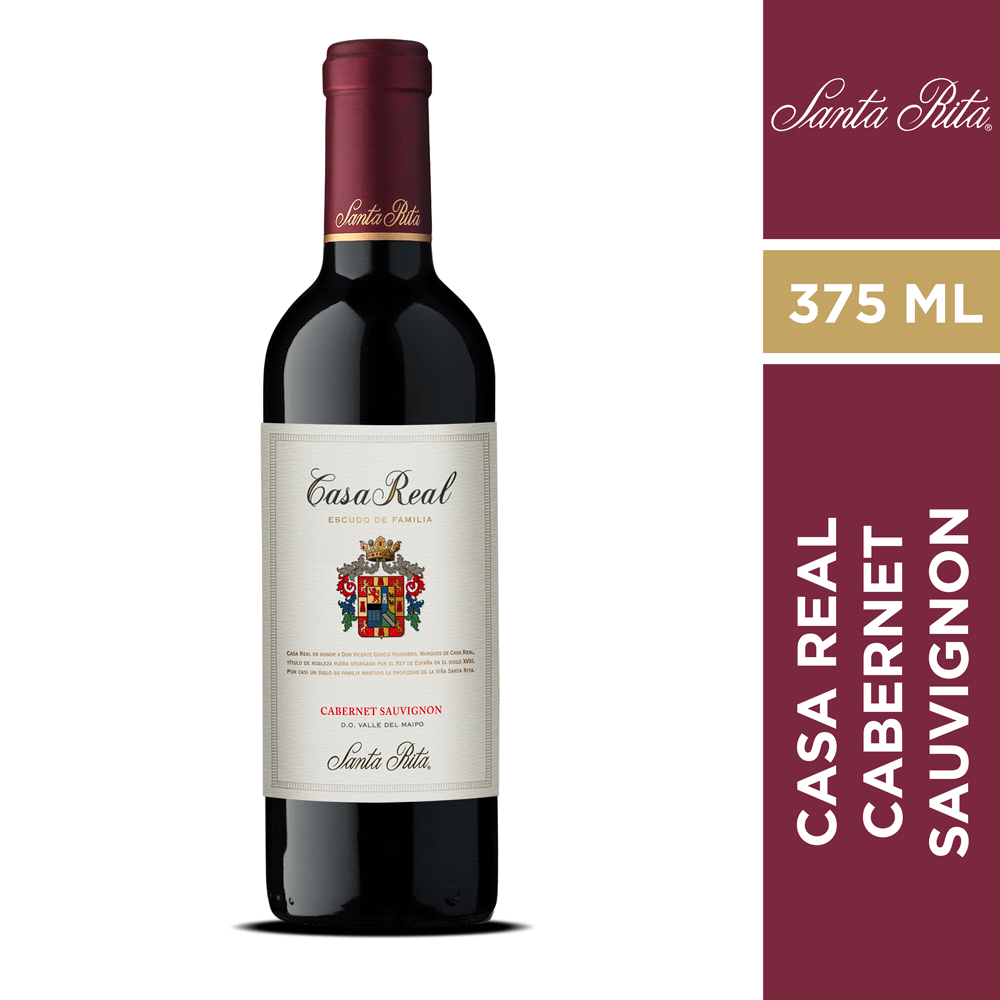 Vino casa real cabernet sauvignon 375 ml