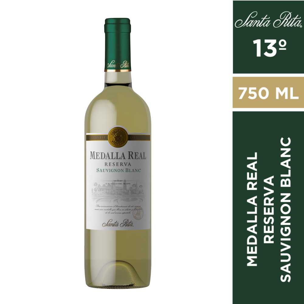 Vino medalla real reserva sauvignon blanc 750 ml