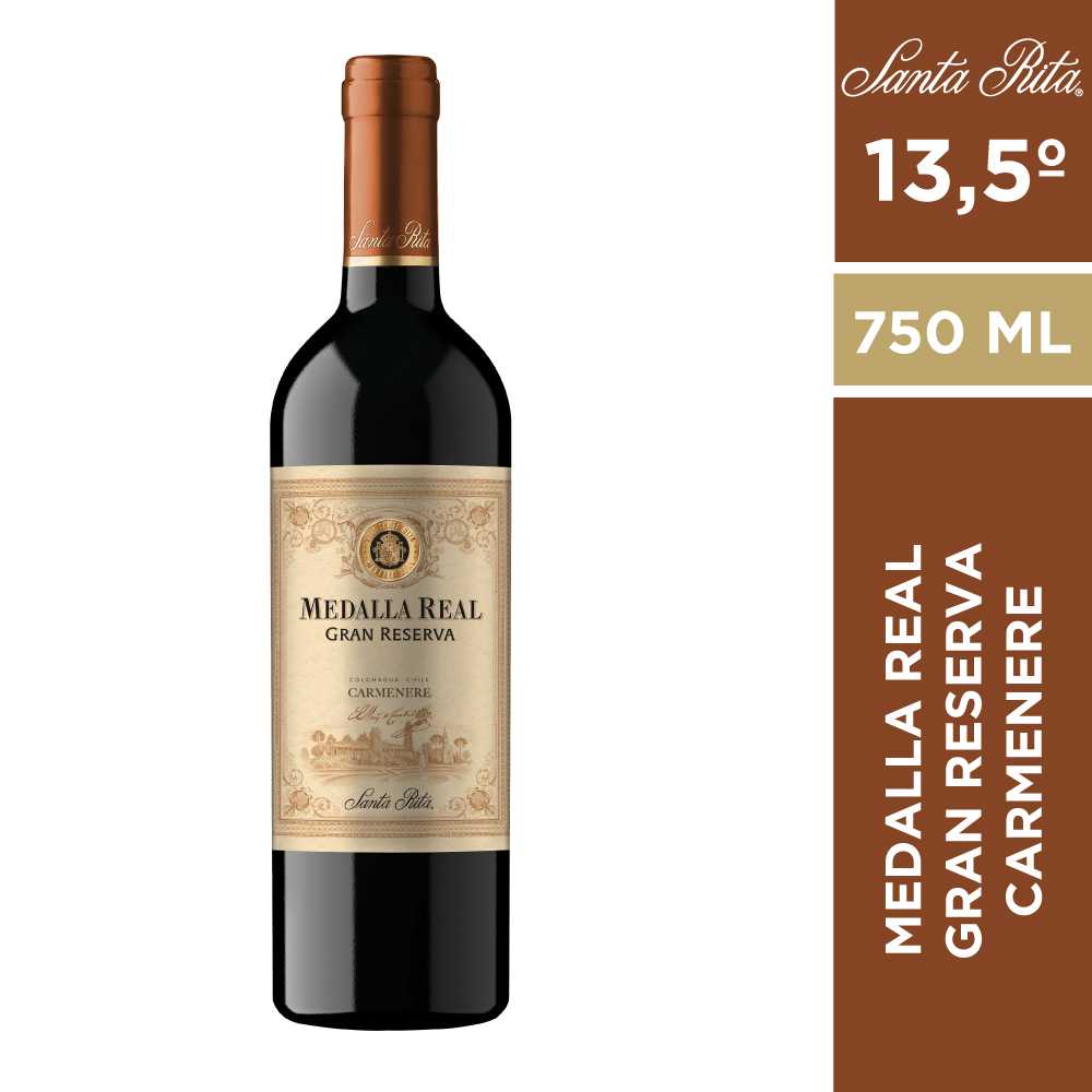 Vino medalla real gran reserva carmenere 750 ml