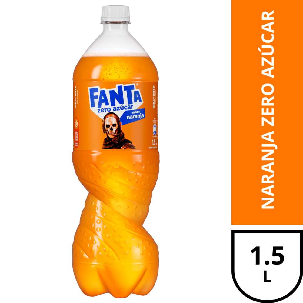Fanta zero azúcar 1,5 lt
