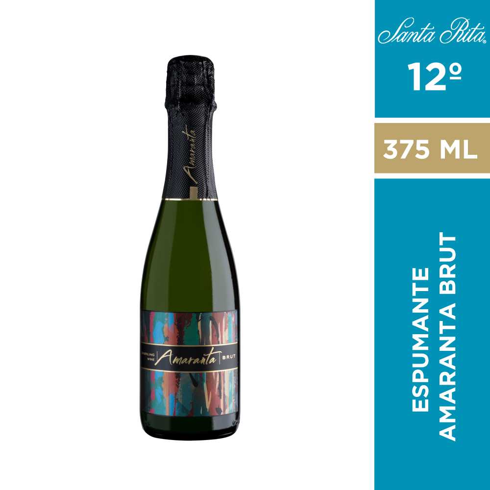 Espumante amaranta brut vidrio 375 cc