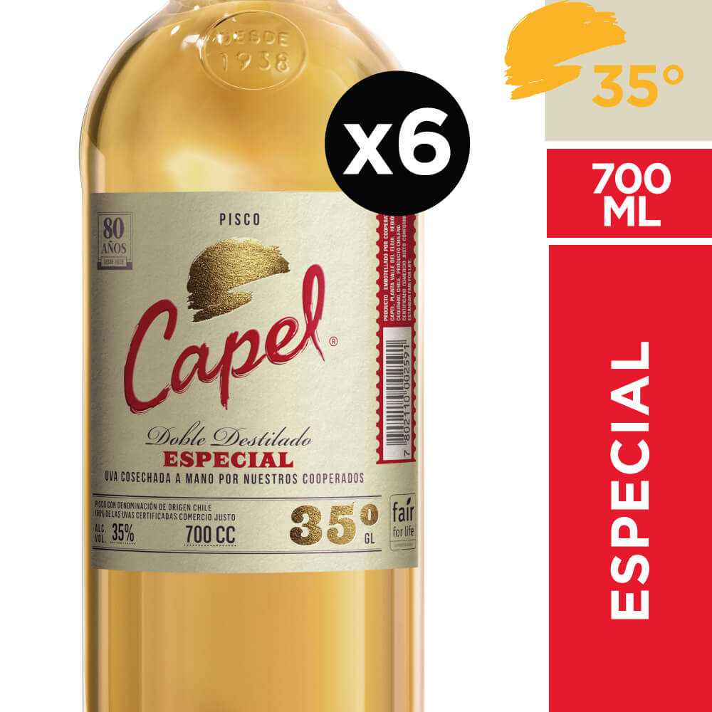 Capel especial 35° 6 x 700 ml