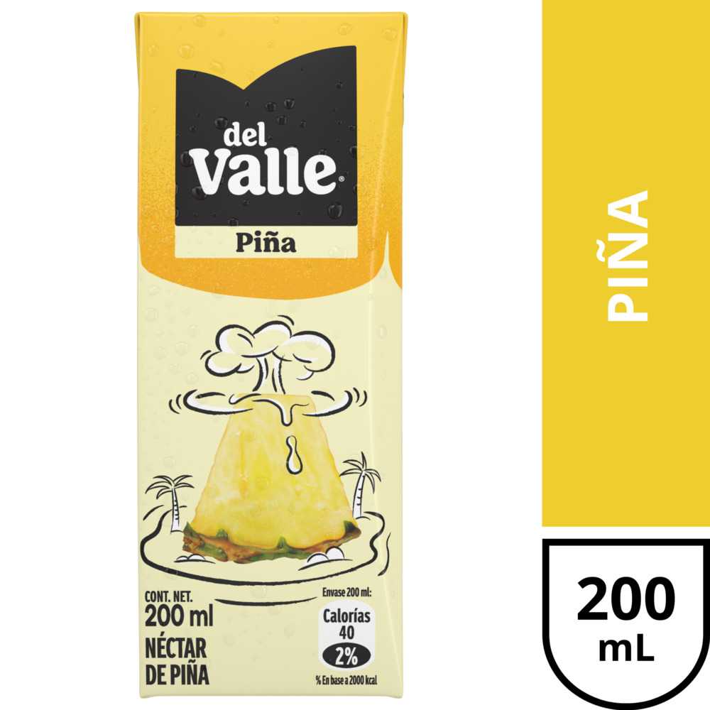 Del valle  piña 6 x 200 ml