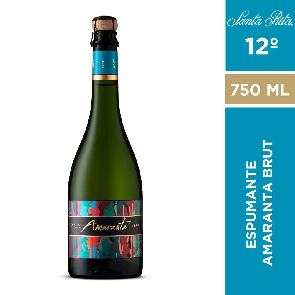 Espumante amaranta brut vidrio 750 cc