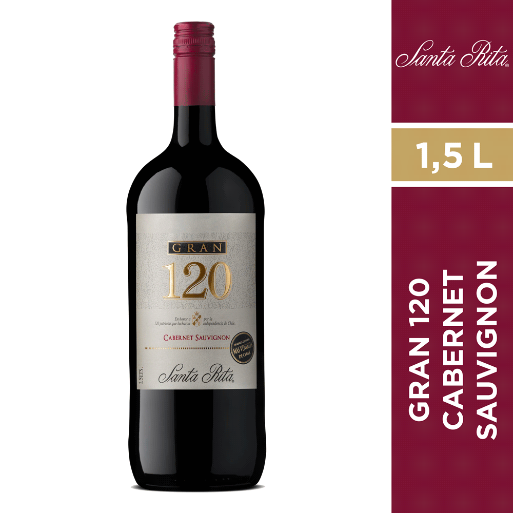 Vino gran 120 cabernet sauvignon 1,5 lt