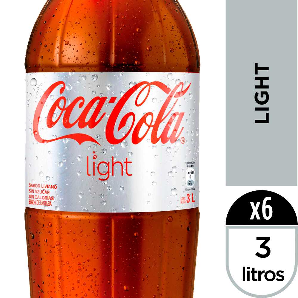 Coca-cola light 6 x 3 lt