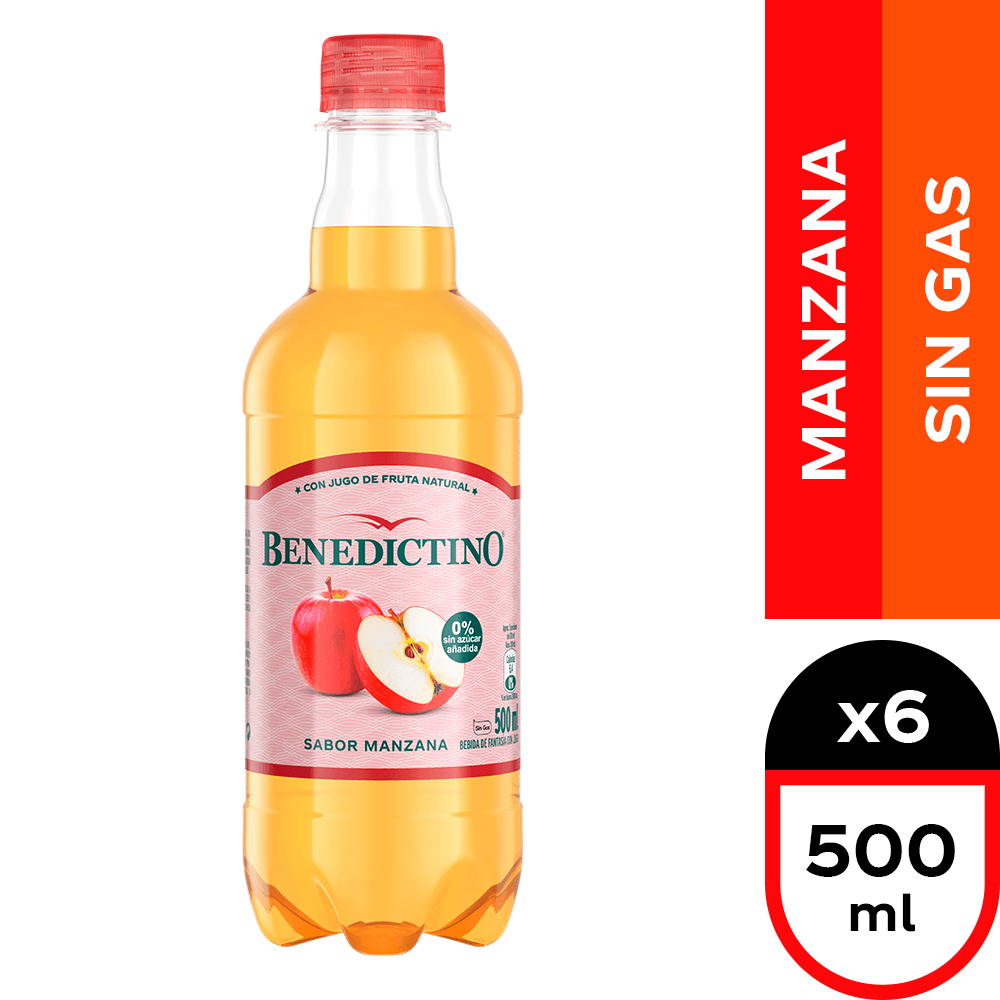 Benedictino manzana 6 x 500 ml
