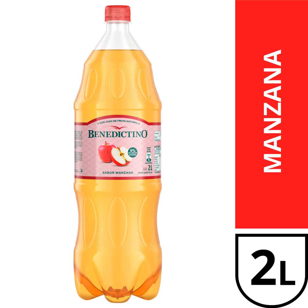 Benedictino manzana 2 lt