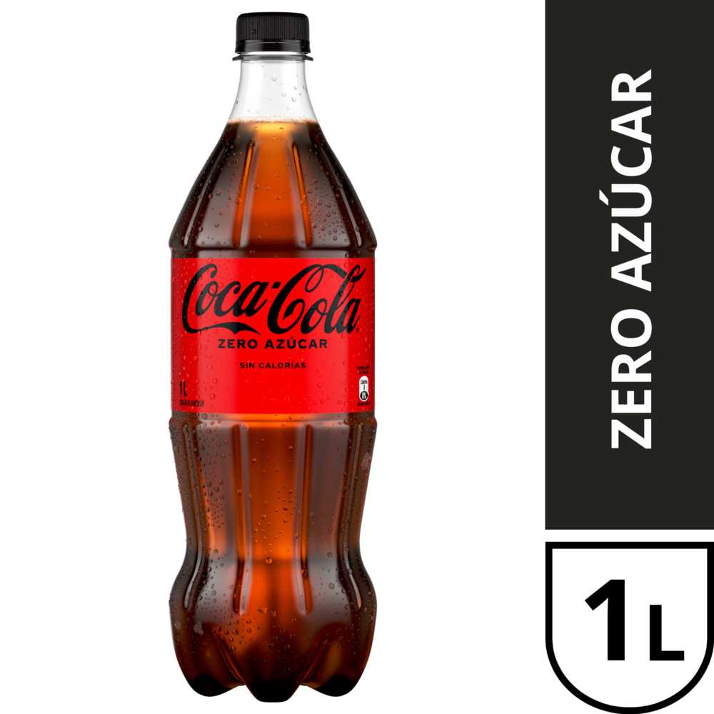 Coca-cola zero azúcar 1 lt