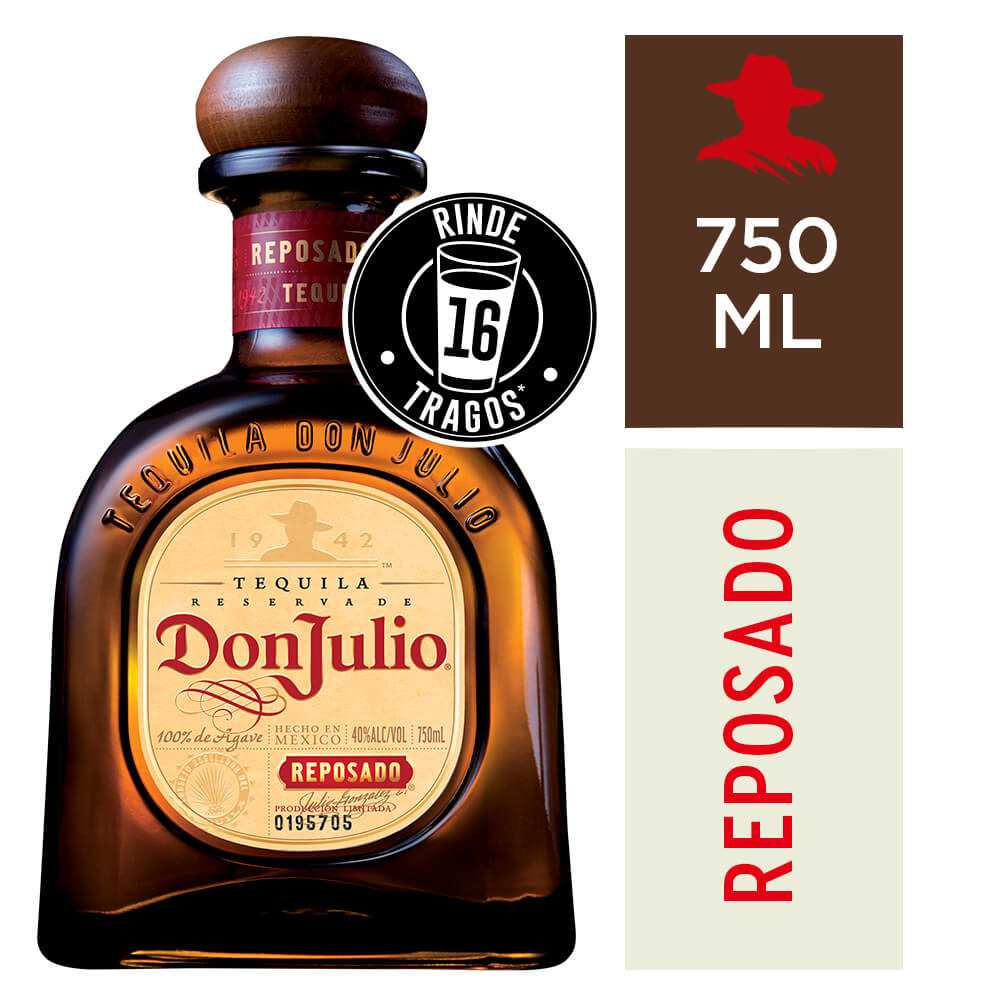 Tequila don julio reposado 750ml