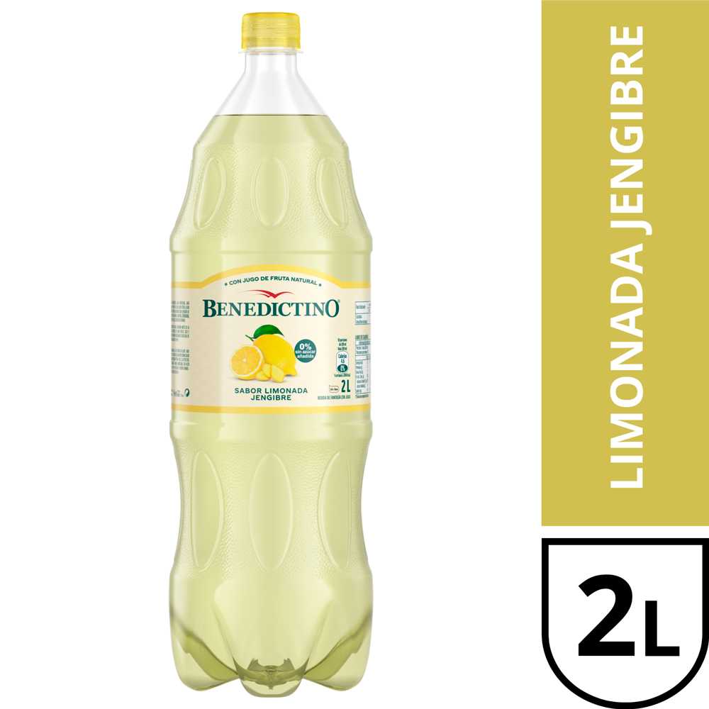 Benedictino limonada jengibre 2 lt