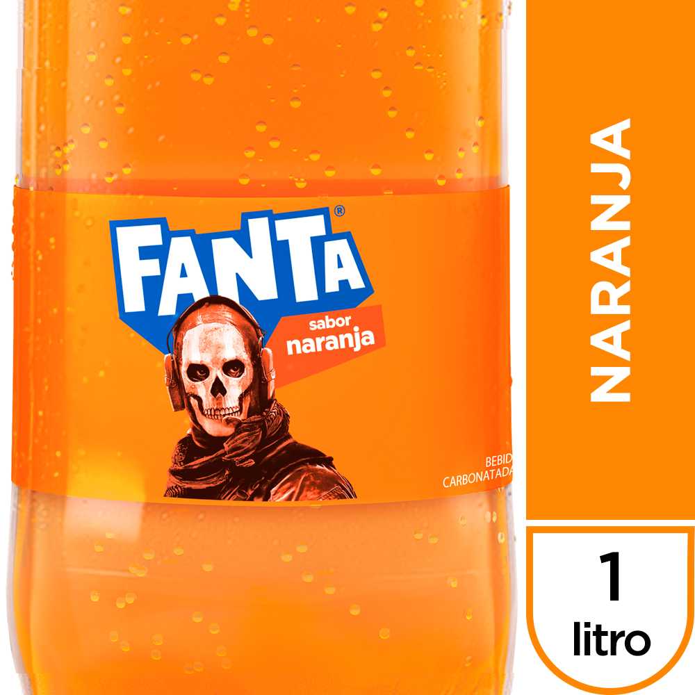 Fanta naranja 1 litro