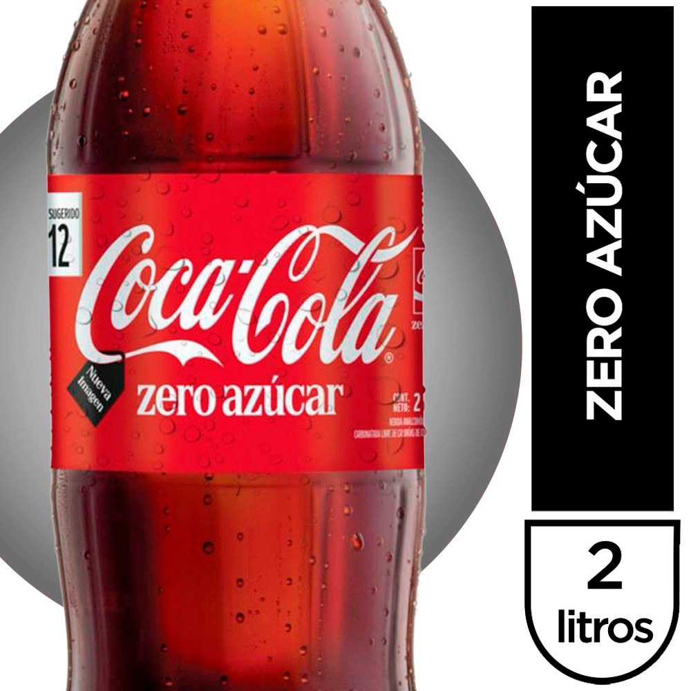 Coca-Cola zero 2 litros